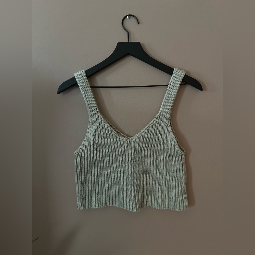OZMA Chunky Knit Tank Organic Tanguis Cotton